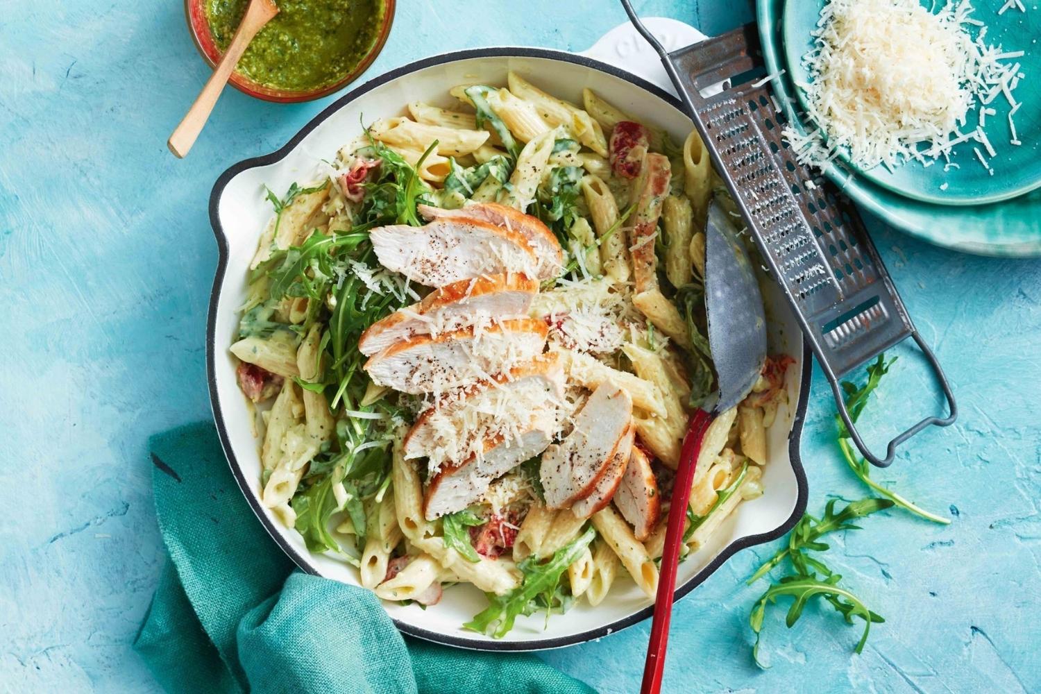 pesto-pasta-with-chicken-recipe