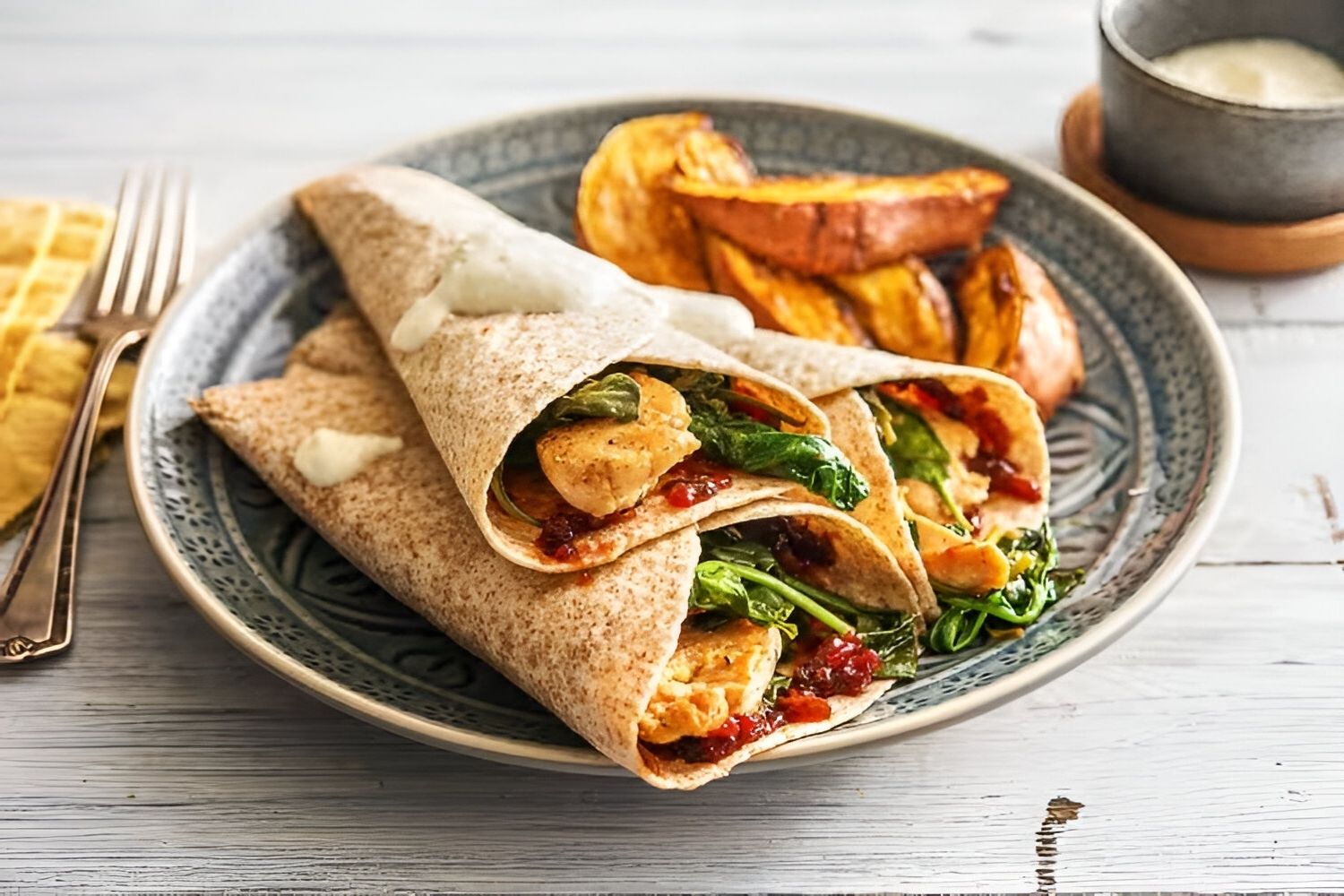 sweet-and-spicy-chicken-wraps-recipe