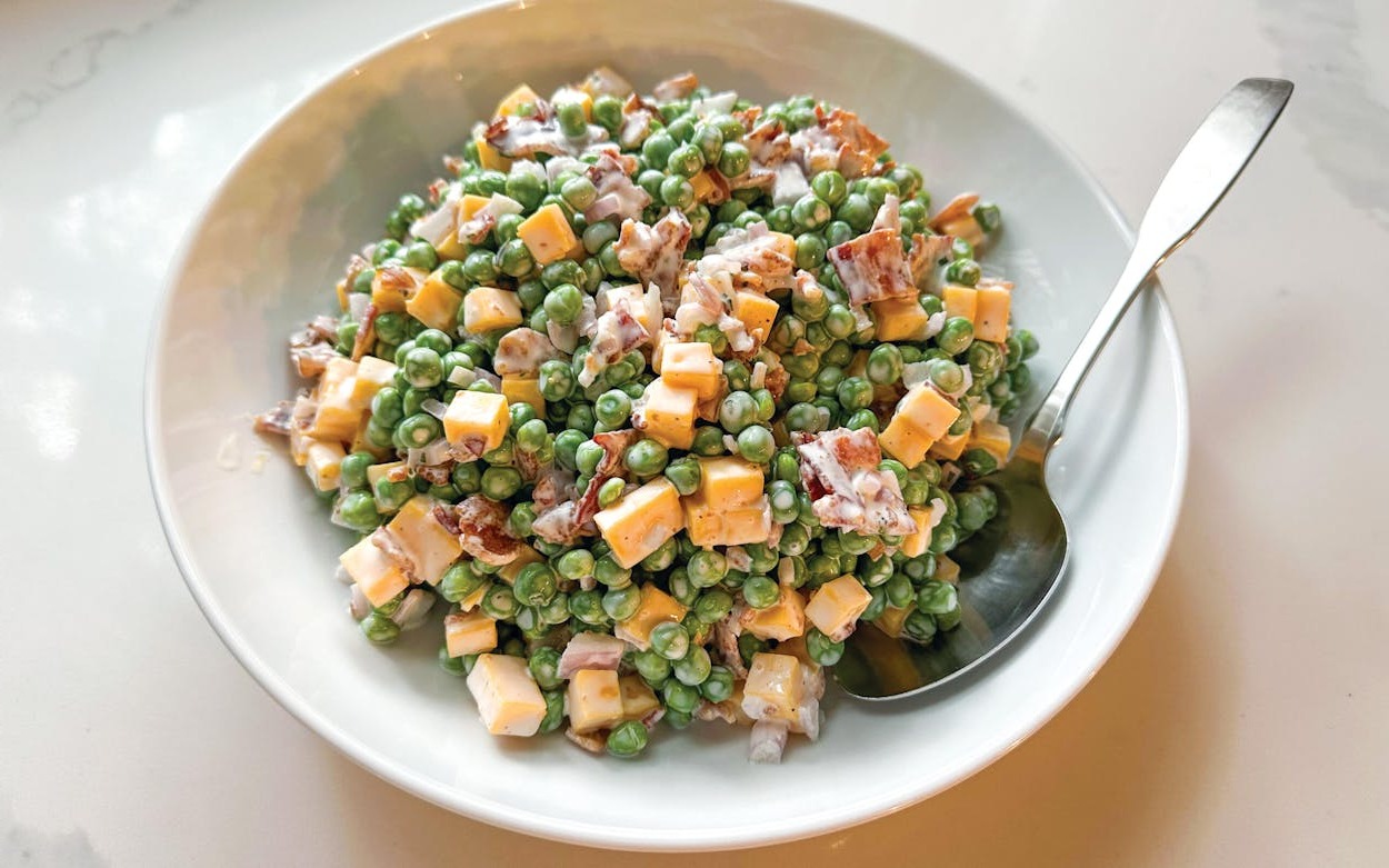 green-pea-salad-with-cheddar-cheese-recipe